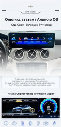 Autoradio Android Mercedes-Benz GLC X253 et C 2015-2018 Écran 14,9 pouces CarPlay GPS