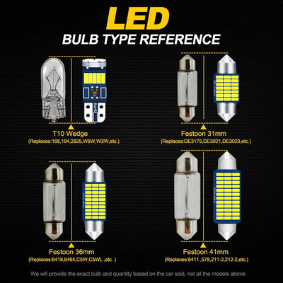 Ampoules LED Intérieur Range Rover Evoque L538 2011-2018