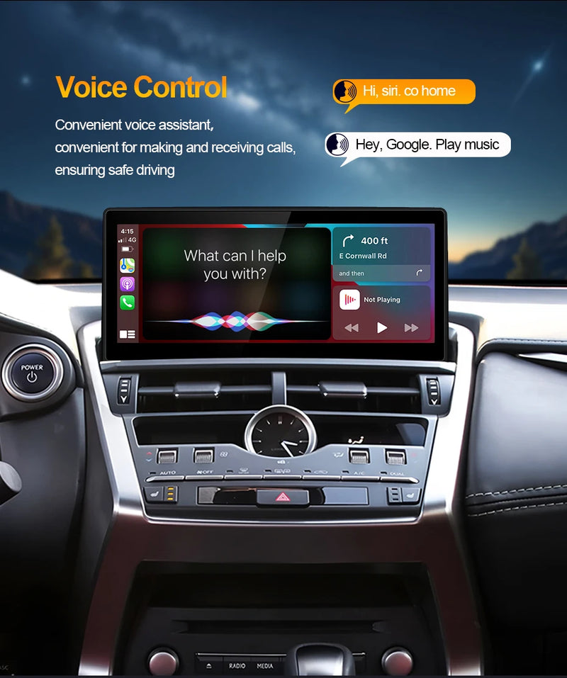 Autoradio Android 14 Écran 10,25 Pouces Lexus NX 200 200t 300h 2014-2016 CarPlay DSP 4G