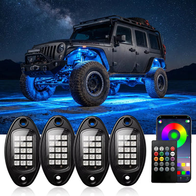 Éclairage d'Ambiance LED RGB Bluetooth Sous-Caisse
