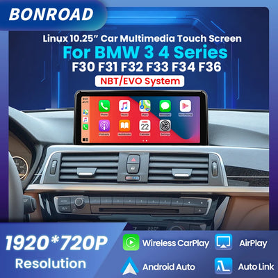 Autoradio CarPlay BMW Série 3 4 F30 F31 F33 F34 F36