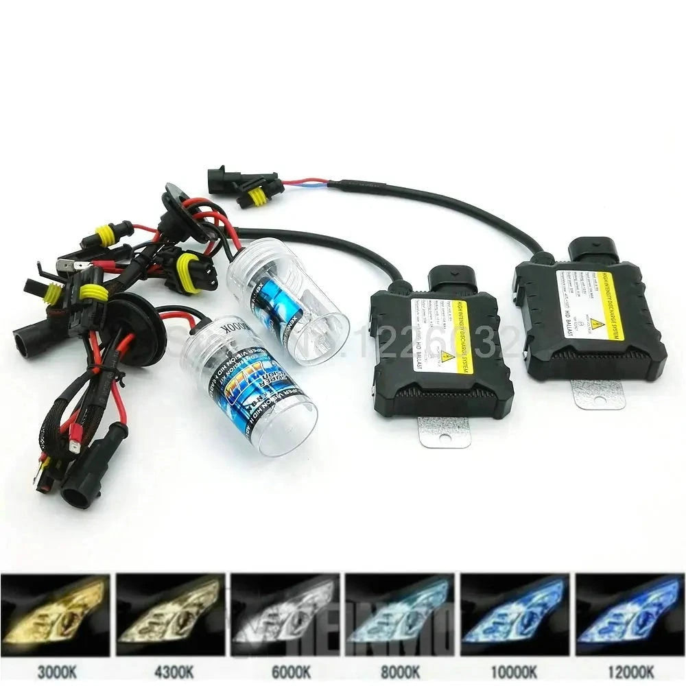 Ampoules Xénon HID 55W H9 12000K avec Ballasts