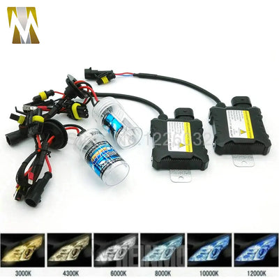 Ampoules Xénon HID 55W H9 12000K avec Ballasts