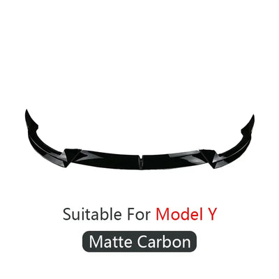 Lame Avant Tesla Model 3 Model Y 2016-2024 Look Carbone