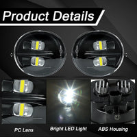 Feux Antibrouillard LED Toyota Hilux 2005-2009 RAV4 2004-2005 Feux de Jour Avant 12V