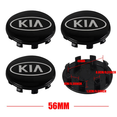 Cache-Moyeux Kia Sportage Rio Ceed 56mm 65mm