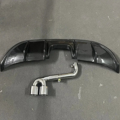 Diffuseur Arrière Ford Fiesta 2009-2015 Double Échappement