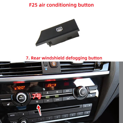 Bouton de Climatisation BMW X3 F25 X4 F26 2011-2017