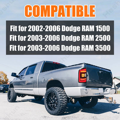 Feux Arrière LED Dodge RAM 1500 2500 3500 2002-2006