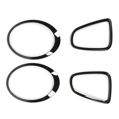 Entourages d'Optique Mini Cooper R56 R57 R58 R59 Noir Brillant