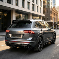 Kit Diffuseur de Pare-Chocs Arrière Volkswagen Tiguan R MK2 Noir Brillant ou Aspect Carbone