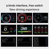 Afficheur Tête Haute OBD2 F9 Voiture Écran Multifonction