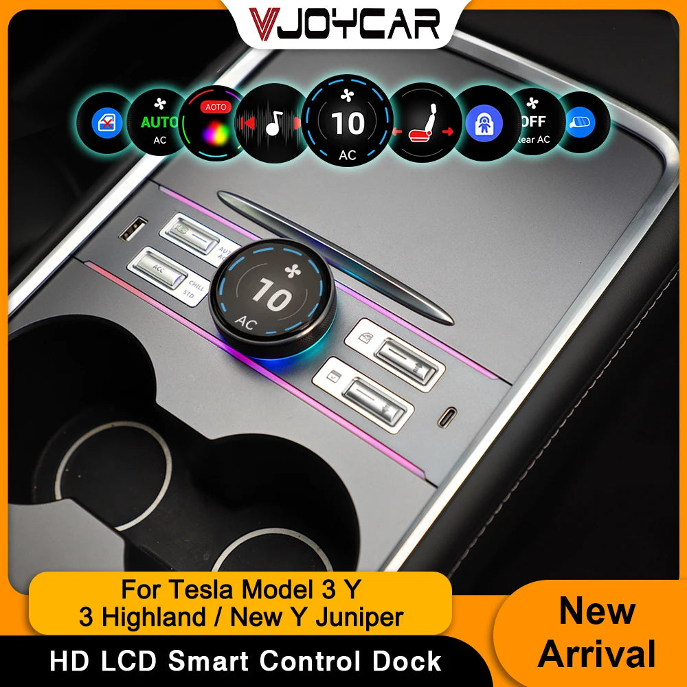 Bouton de Console Centrale LCD Tesla Model 3 Highland Y Juniper