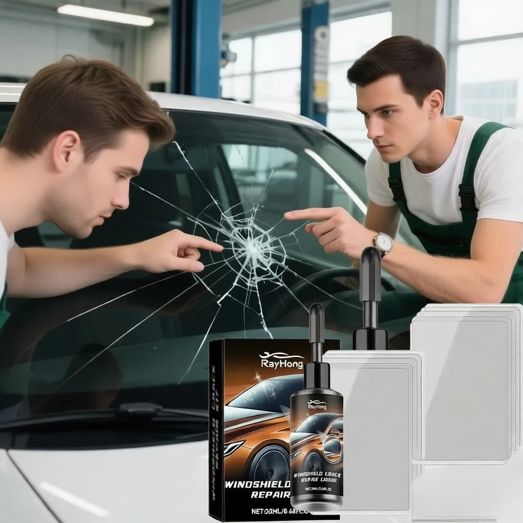 Résine de Réparation Pare-Brise Voiture Impact et Fissure