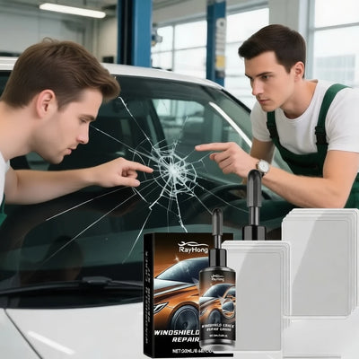 Résine de Réparation Pare-Brise Voiture Impact et Fissure