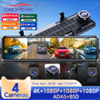 Dashcam Miroir OBDPEAK 11,26 Pouces 4K 4 Canaux