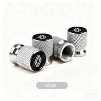 Bouchons de Valve Renault Clio Megane Duster Aluminium — vue de face