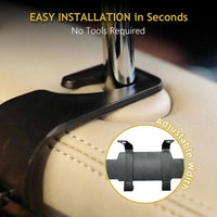 4-in-1-Rücksitz-Organizer fürs Auto mit Taschentuchhalter, Becherhalter und Haken