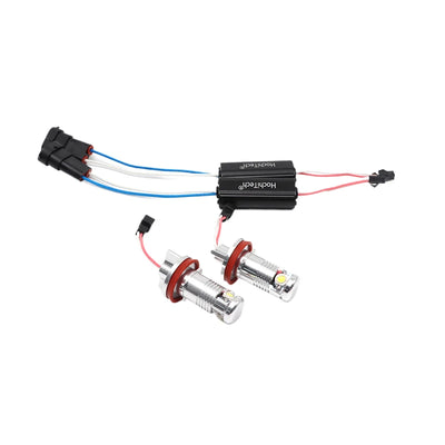 Ampoules LED H8 Angel Eyes BMW 6000K Canbus (Kit 2 Pièces)