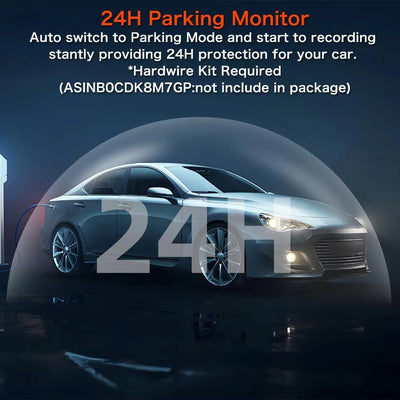 Dashcam 4K Double Objectif GPS WiFi Vision Nocturne