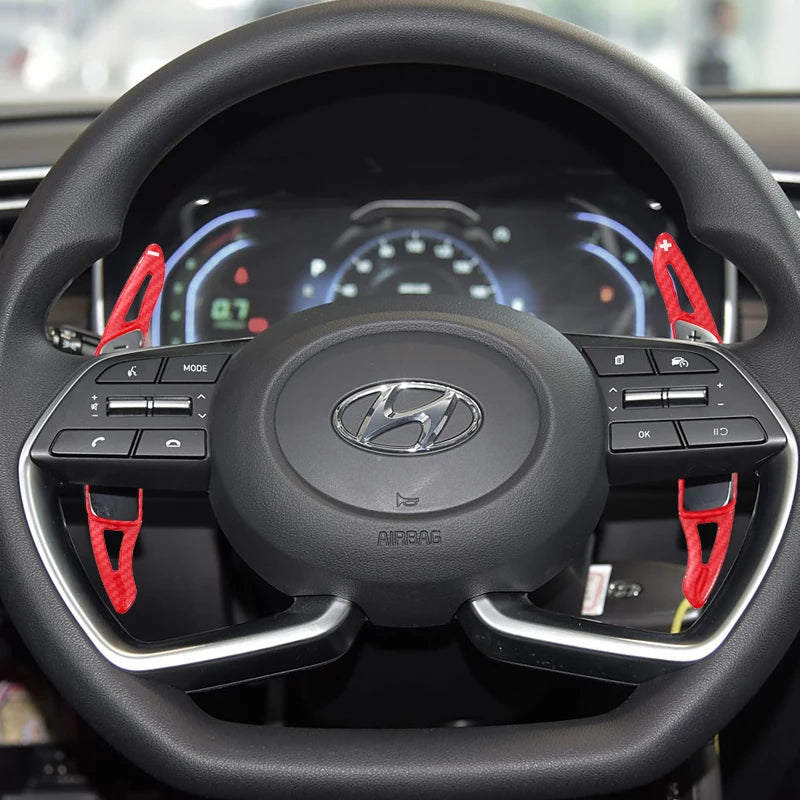 Steering Wheel Paddle Shifters Hyundai Elantra Sonata Tucson Adhesive ABS