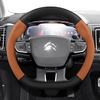Housse de Volant Citroën Daim et Texture Carbone C3 C4 X Berlingo C5 Aircross Jumper Spacetourer Ami X