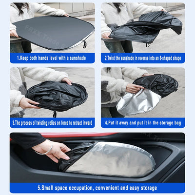 Pare-Soleil Pare-Brise Volvo V40 2013-2019 Pliable