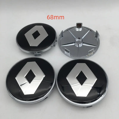 Emblèmes Cache-Moyeux 3D 56mm 60mm 68mm 4 Pièces