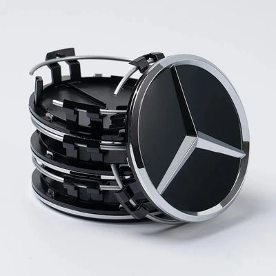 Cache-Moyeux Mercedes AMG 75mm Emblème Relief