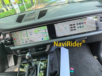 Autoradio Double Écran 12,3 + 12,3 Pouces Porsche Macan 2018-2024 Android CarPlay GPS 4G