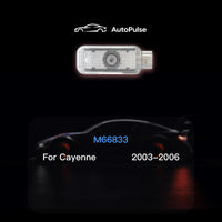 Projecteur Porte Porsche 911, Cayenne, Panamera, Macan, Boxster, Cayman, Lot de 2, 7 Motifs