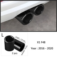 Embout d'Échappement BMW F20 F30 F32 X1 Acier Inoxydable — vue d'ensemble