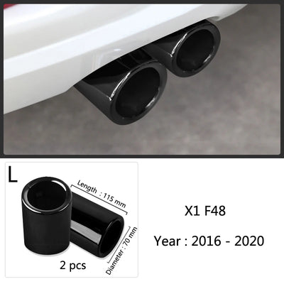 Embout d'Échappement BMW F20 F30 F32 X1 Acier Inoxydable