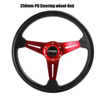 Volant Sport Universel 350 mm Aluminium et PU