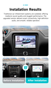 Autoradio Android Ford Mustang 2010-2014 Écran 2K CarPlay Sans Fil Caméra ADAS 360 GPS