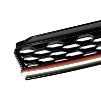 Calandre LED Volkswagen Golf 7.5 GTI 2017-2019 Nid d'Abeille Noir Brillant