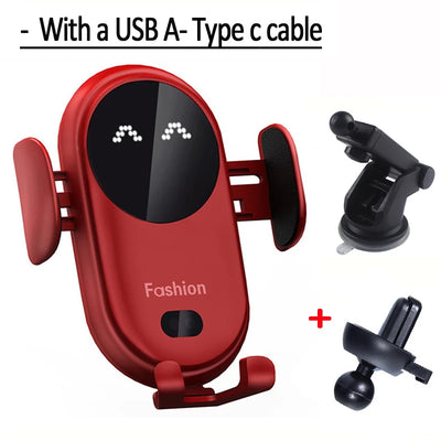 Support Téléphone Voiture Induction 30W Automatique