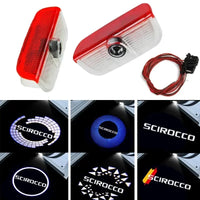 Projecteur Logo Porte Volkswagen Scirocco LED 9 Motifs 2 Pièces