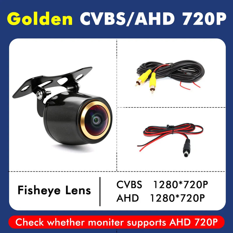 Caméra de Recul AHD 720P Fisheye 170° Avant ou Arrière