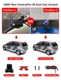 Dashcam 4K Volkswagen ID.3 et Cupra Born 2020-2024