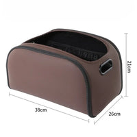 Organiseur Voiture Siège et Coffre Similicuir 38 x 26 x 21 cm