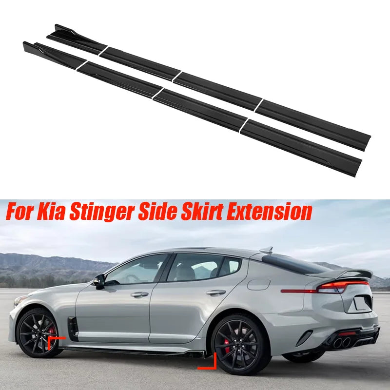 Extensions de Jupes Latérales Kia Stinger 2018-2023 8 Pièces