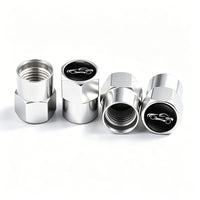 Bouchons de Valve Pneu Porsche Boxster Cayenne Panamera Macan Cayman 911 Lot de 4 en Métal Logo Voiture de Sport