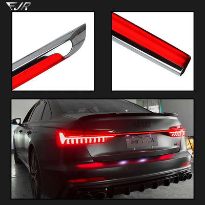 Feux Arrière LED Audi A6L 2019-2023 Traversant Look C8