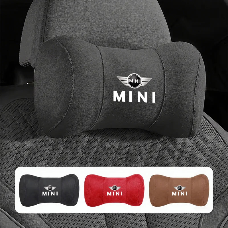 Appuie-Tête Suédine Logo MINI Cooper JCW F56 F60