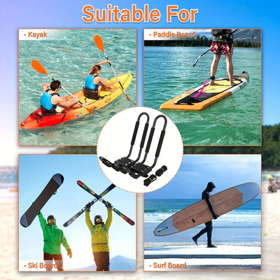 Porte-Kayak de Toit Berceau en J Universel
