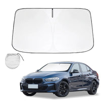Pare-Soleil Pare-Brise BMW Série 1 F20 F21 F40 F52 E82 Pliable Tissu Épais avec Sac de Rangement