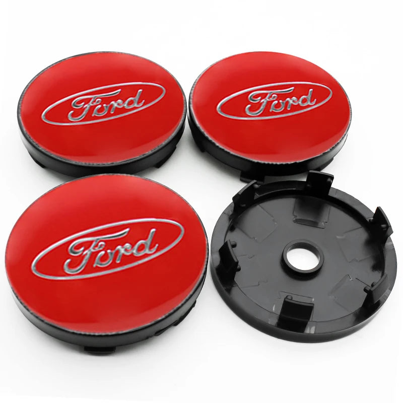 Cache-Moyeux Ford Focus Mondeo Ranger Ecosport 54mm 56mm 60mm — exemple de montage