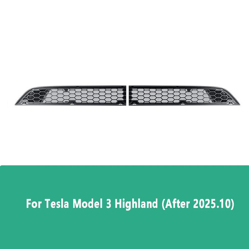 Grille de Protection de Calandre Anti-insectes Tesla Model 3 Highland 2024-2026 et Model Y