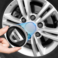 Cache-Moyeux Dacia 60 mm 56 mm Sandero Duster Jogger Lot de 4
